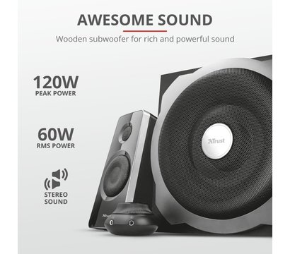 Изображение 19 Акустическая система 2.1 Trust Tytan 2.1 Speaker Set — 19019