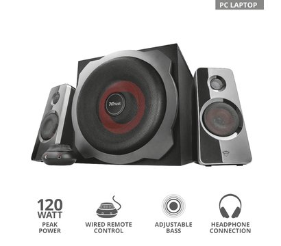 Зображення 20 Акустична система 2.1 Trust GXT 38 2.1 Ultimate Bass Speaker Set — 19023