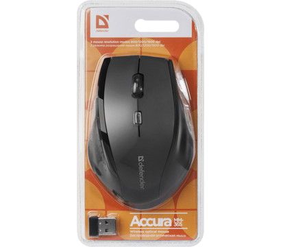 Зображення 4 Миша Defender Accura MM-365 Wireless Black — 52365