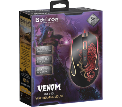 Изображение 4 Мышь Defender Venom GM-640L — 52640