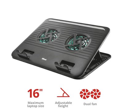 Изображение 7 Охлаждающая подставка Trust Cyclone Black — 17866