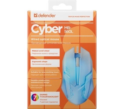 Изображение 8 Мышь Defender Cyber MB-560L — 52561