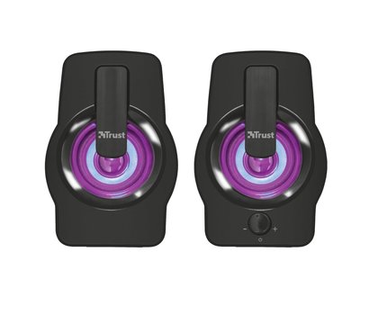 Зображення 3 Акустична система 2.0 Trust 2.0 Gemi RGB Black — 22948