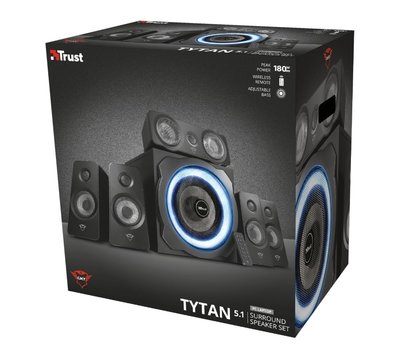 Зображення 12 Акустична система 5.1 Trust 5.1 GXT 658 Tytan Surround Speaker System Black — 21738
