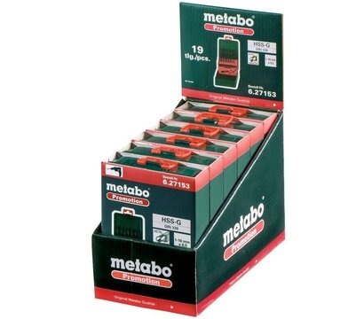 Изображение 2 Набор сверл Metabo HSS-G 19шт. Promotion
