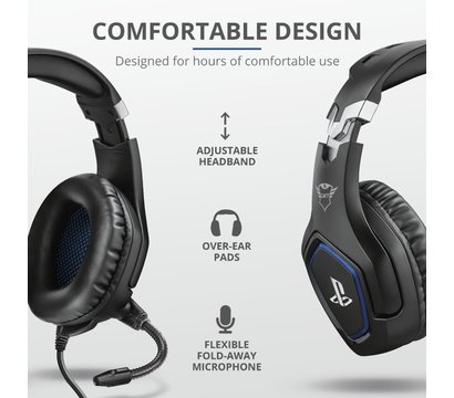 Изображение 5 Наушники Trust GXT 488 Forze-G for PS4 Black — 23530 конденсаторный