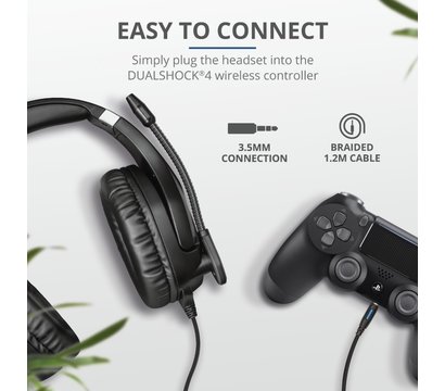 Изображение 6 Наушники Trust GXT 488 Forze-G for PS4 Black — 23530 конденсаторный
