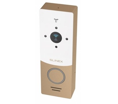 Зображення 2 Панель виклику Slinex ML-20HD White+Gold під накладний монтаж, Колір корпусу: білий + золото