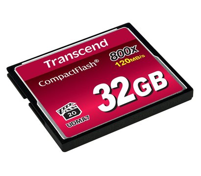 Изображение 2 Карта памяти Transcend CompactFlash 32GB 800x - TS32GCF800, Объем памяти: 48 Гб