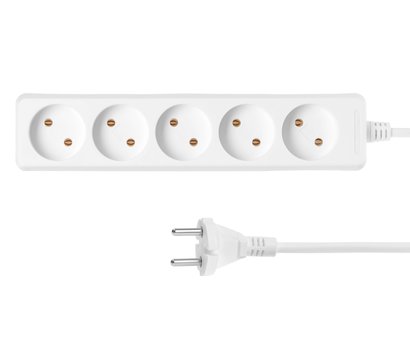 Изображение 2 Сетевой фильтр 2E 2E-U05M3 3m White 5 розеток