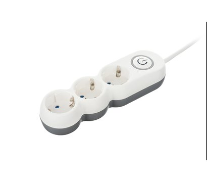 Изображение 3 Сетевой фильтр 2E 2E-U03VES3M 3m White 3 розеток