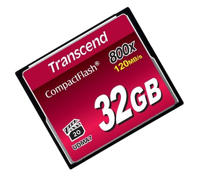 Изображение 3 Карта памяти Transcend CompactFlash 32GB 800x - TS32GCF800, Объем памяти: 48 Гб