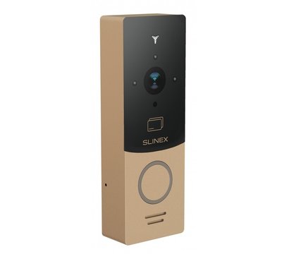 Изображение 7 Вызывная панель Slinex ML-20CRHD Black+Gold на 1 абонента, Цвет корпуса: черный + золото