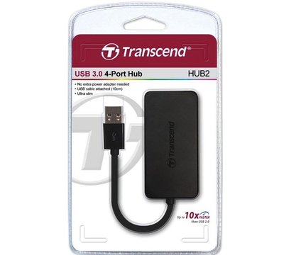 Изображение 3 USB Hub (хаб) Transcend SuperSpeed USB 3.0 Hub — TS-HUB2K