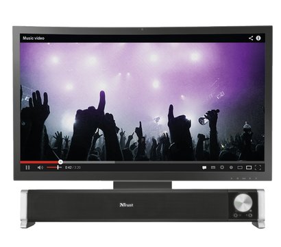 Зображення 13 Акустична система 2.0 Trust Asto Sound Bar PC Speaker Black — 21046