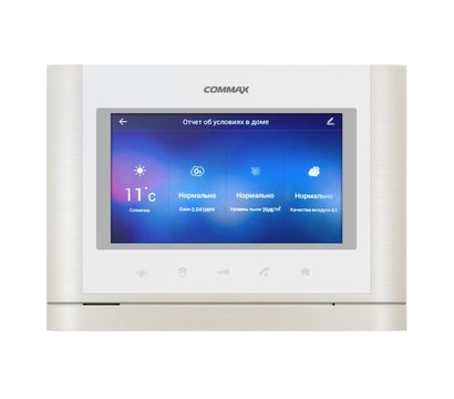 Зображення 3 Цифровий відеодомофон Commax CMV-70MX White, Колір корпусу: білий