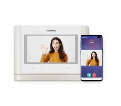 Зображення 4 Цифровий відеодомофон Commax CMV-70MX White, Колір корпусу: білий