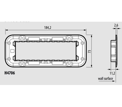 Зображення 2 Супорт Bticino Axolute H4706