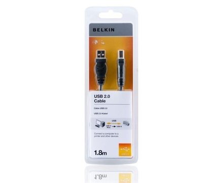 Изображение 2 Кабель Belkin USB 2.0 AM-BM 1.8 м — F3U154bt1.8M