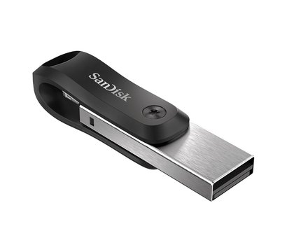 Зображення 2 Накопичувач USB SanDisk iXpand 128GB USB 3.0/Lightning Apple Silver/Black - SDIX60N-128G-GN6NE
