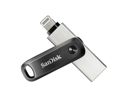 Зображення 5 Накопичувач USB SanDisk iXpand 128GB USB 3.0/Lightning Apple Silver/Black - SDIX60N-128G-GN6NE