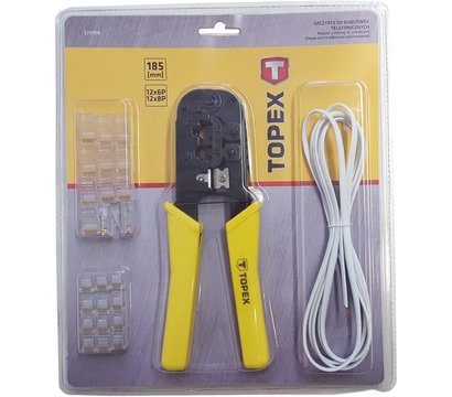 Зображення 2 Інструмент обтискний Topex 32D408 під RJ-45, RJ-11, RJ-12