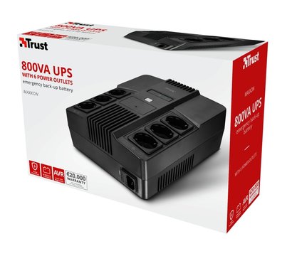 Зображення 12 ДБЖ резервний Trust Maxxon 800VA — 23326