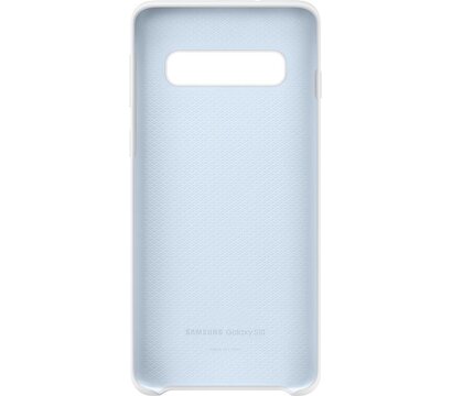 Зображення 4 Чохол Samsung Silicone Cover для Samsung Galaxy S10 SM-G973 White - EF-PG973TWEGRU