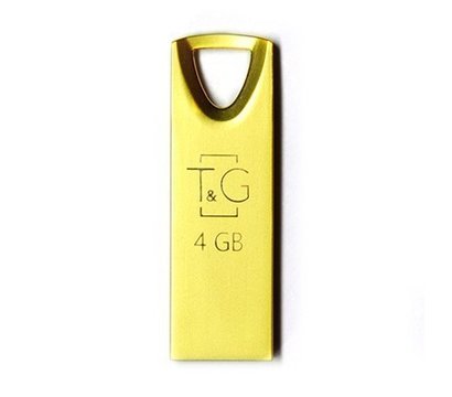 Зображення 2 Накопичувач USB T&G 117 Metal Series Gold 4GB USB 2.0 - TG117GD-4G