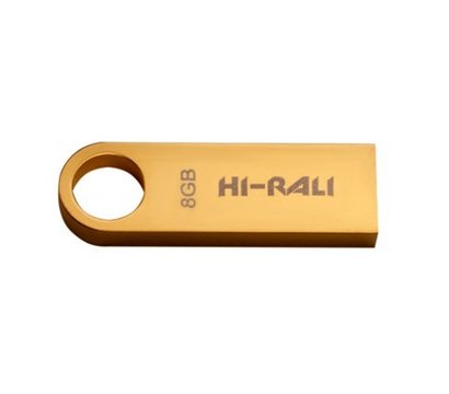 Зображення 2 Накопичувач USB Hi-Rali Shuttle Series Gold 8GB USB 2.0 - HI-8GBSHGD