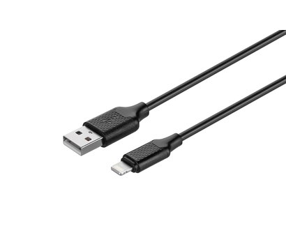 Изображение 2 Кабель KITs USB 2.0 - Lightning, 1.0 м, black — KITS-W-003
