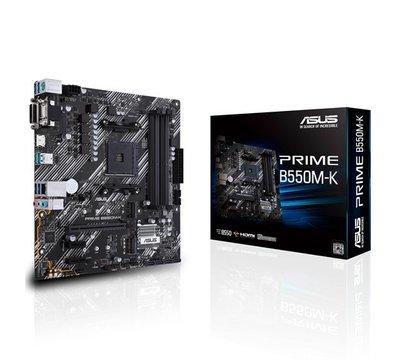Зображення 2 Материнська плата Asus Prime B550M-K (sAM4, AMD B550, PCI-Ex16)