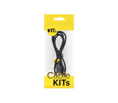 Изображение 3 Кабель KITs USB 2.0 - Lightning, 1.0 м, black — KITS-W-003