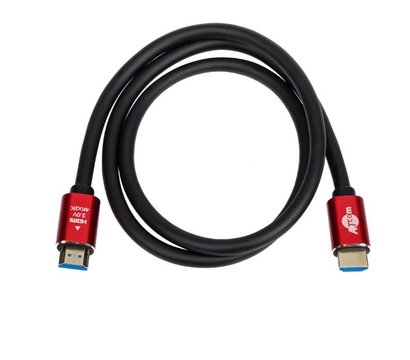 Зображення 2 Кабель мультимедійний Atcom HDMI-HDMI ver 2.0, 4K, 5м Red/Gold — 24945
