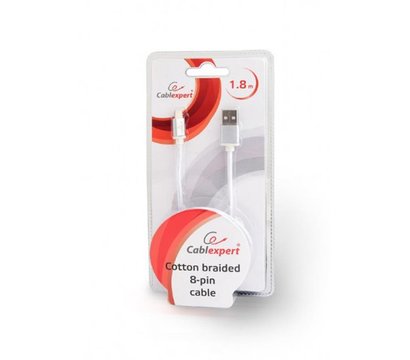 Изображение 3 Кабель Cablexpert USB 2.0 - Lightning, 1.8м, silver — CCB-mUSB2B-AMLM-6-S