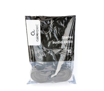 Зображення 2 Аудіо кабель Cablexpert 2хRCA-3.5 мм, 5 м, black - CCA-352-5M