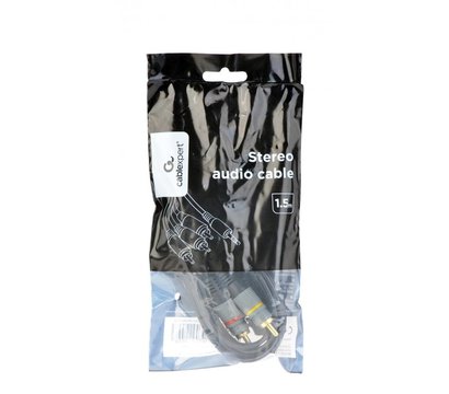 Изображение 2 Аудио кабель Cablexpert 3.5мм-3RCA, 1.5м, black - CCAP-4P3R-1.5M