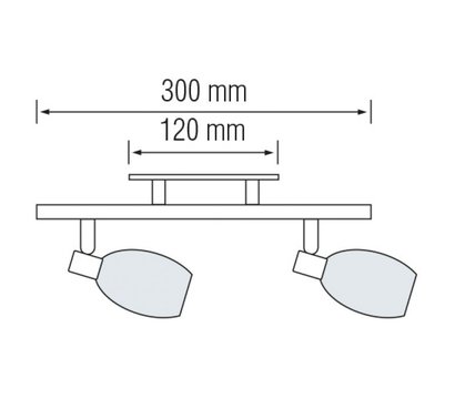 Изображение 2 LED светильник Horoz Electric Manavgat-2 Chrome для помещений