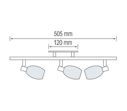 Изображение 2 Светодиодный LED светильник Horoz Electric Manavgat-3 Chrome