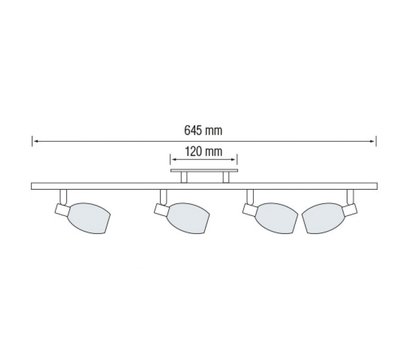 Изображение 2 LED светильник Horoz Electric Manavgat-4 Chrome металл  + стекло