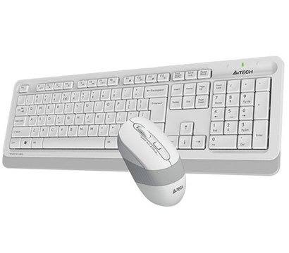 Зображення 2 Комплект мишка + клавіатура A4Tech Bloody FG1010 USB White