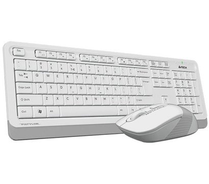 Зображення 3 Комплект мишка + клавіатура A4Tech Bloody FG1010 USB White