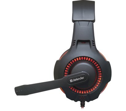 Изображение 3 Наушники Defender Warhead G-450 Black/Red — 64146 для ПК