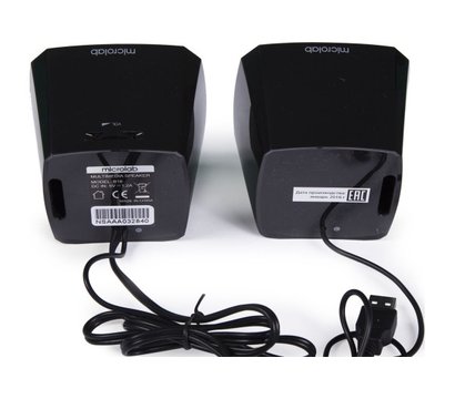 Зображення 5 Акустична система 2.0 MicroLab Black — B-16