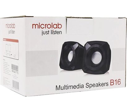 Зображення 6 Акустична система 2.0 MicroLab Black — B-16