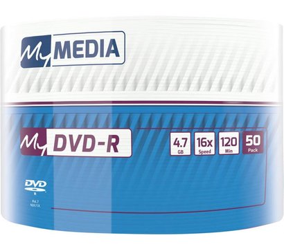 Зображення 2 Диск DVD+R MyMedia 4.7GB, 16x, Matt Silver Wrap, 50шт - 69200