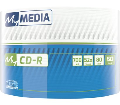 Зображення 2 Диск CD-R MyMedia 700MB 52x Matt Silver Wrap 50шт - 69201