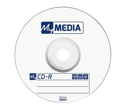 Зображення 3 Диск CD-R MyMedia 700MB 52x Matt Silver Wrap 50шт - 69201