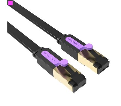 Изображение 2 Патч-корд витая пара Vention SSTP Cat.7 (3 м) black