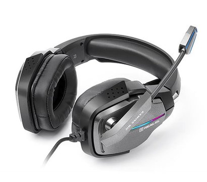 Зображення 4 Навушники REAL-EL GDX-7680 Black — EL124100046 геймерські